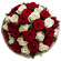 букет из красных и белых роз. Румыния