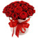 красные розы в шляпной коробке. Румыния